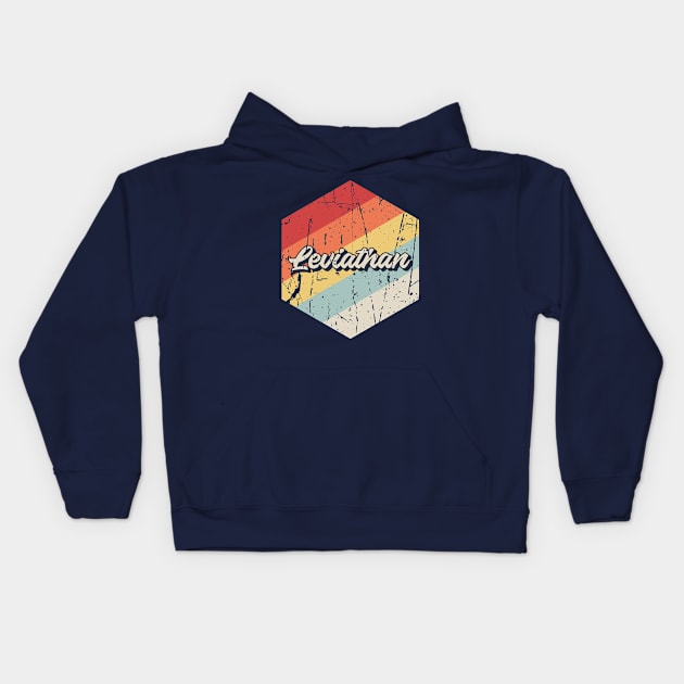 Leviathan Retro Kids Hoodie by Arestration